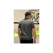 Premium Knitwear Polo Olive - WASTA 3