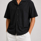 WASTA Box Fit Shirt Black 1